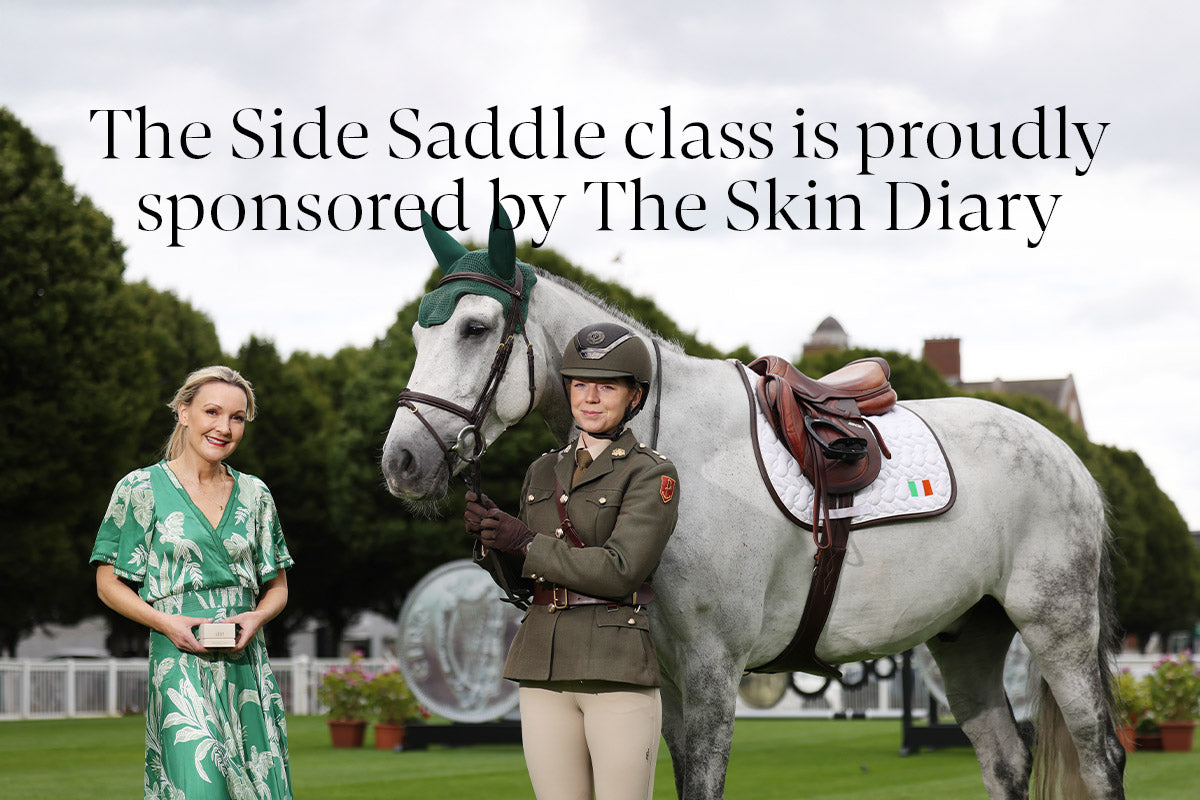 The Skin Diary announces sponsorship of The Side Saddle Classes at this years RDS Dublin Horse Show